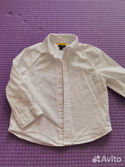 Рубашка белая 3 года