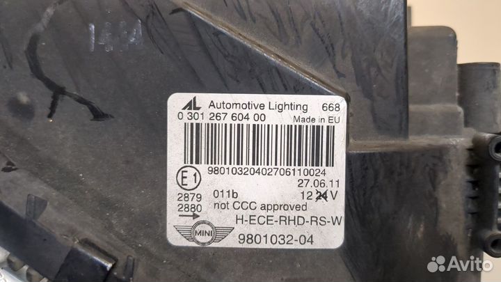 Фара (передняя) правая Mini Countryman (R60), 2011