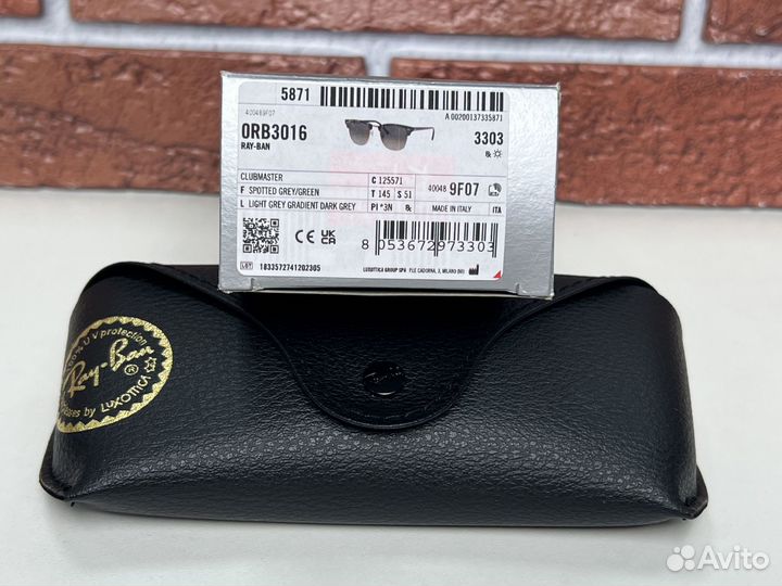 Очки Ray Ban Clubmaster RB 3016 1255/71 - Оригинал