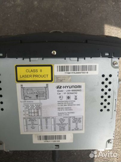 Мультимедиа на hyundai sonata yf 2012 года
