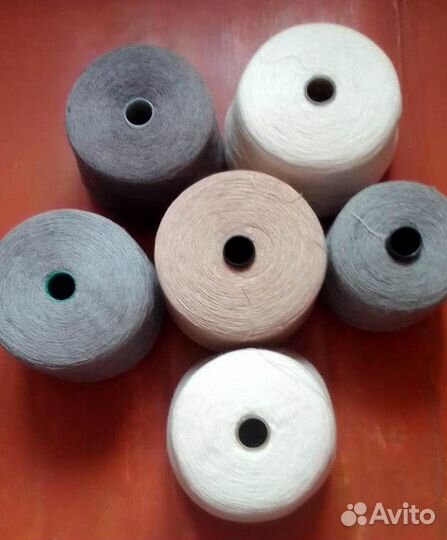 Пряжа для вязания, натуральная шерсть/пух