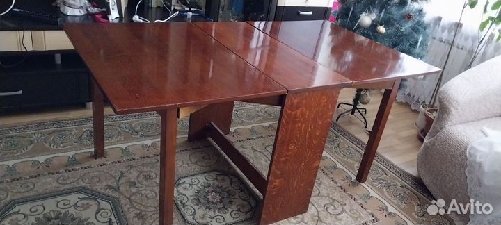 Стол обеденный раздвижной большой бу