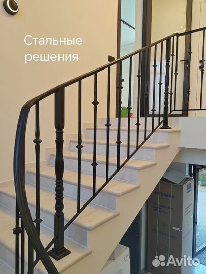 Кованые перила из балясин