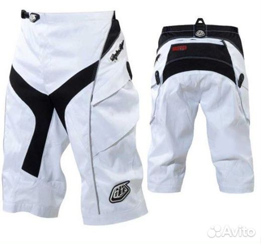 Мото шорты Troylee Designs (белые)