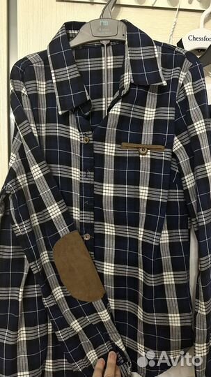 Рубашка в клетку 140