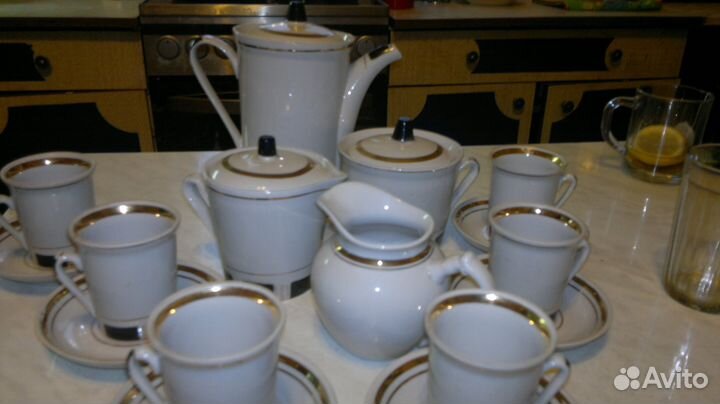 Кофейный сервиз 15 предметов СССР