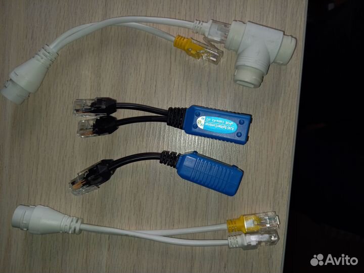Сетевой разветвитель POE 2 в 1, соединитель кабеля