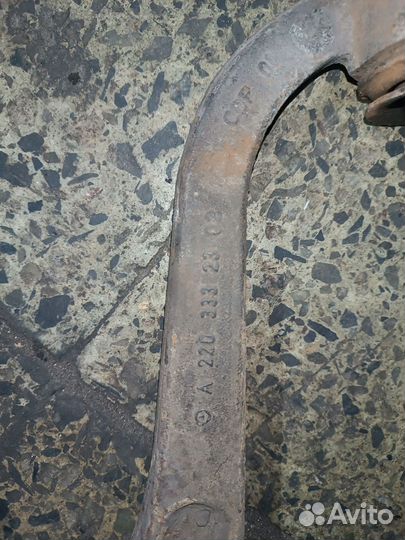 Рычаг нижний левый Mercedes W220 полный привод