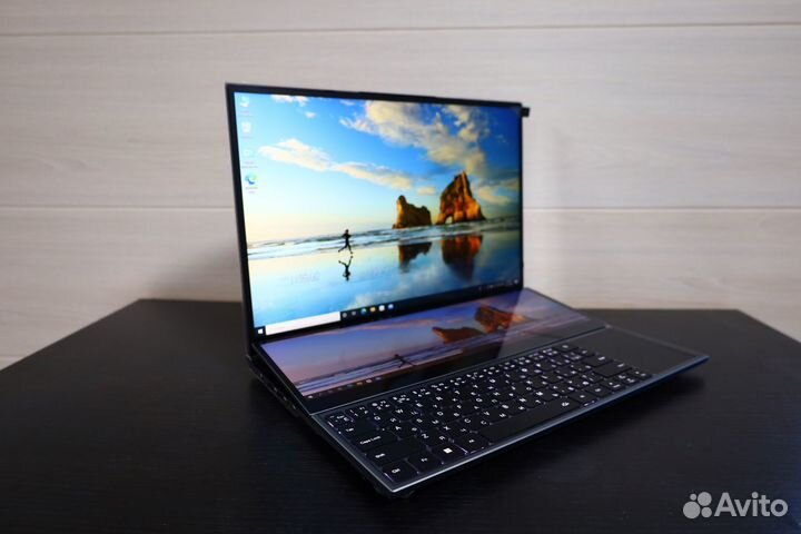 Ноутбук 16 дюймов с двумя экранами i7