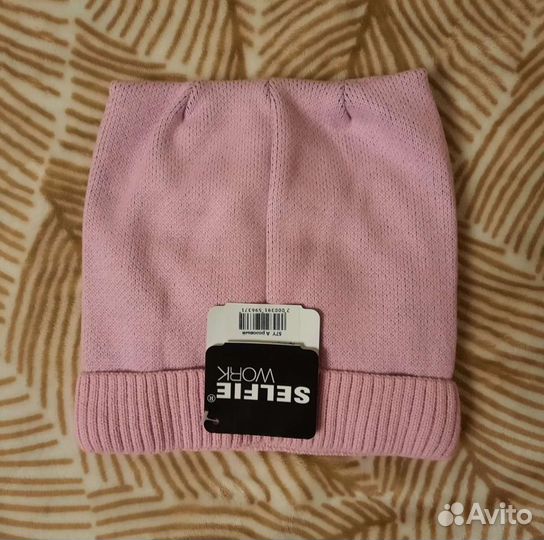 Шапка бини на флисе р.50-52 (новая)