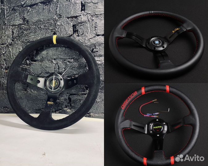Спортивный / гоночный руль Nardi / OMP / momo