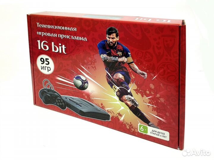 Sega игровая приставка 16-битная Football 95 игр