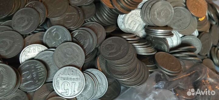 Монеты СССР 15коп 1961-91гг