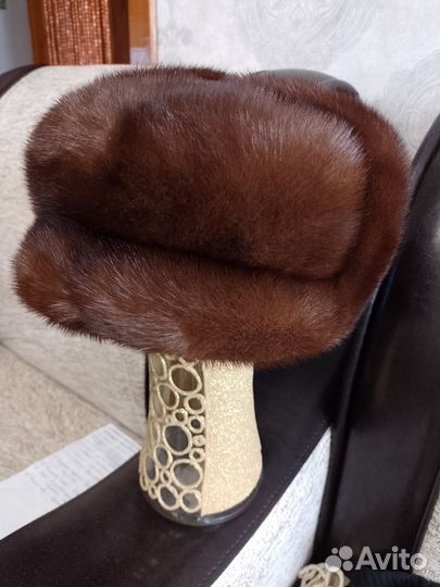 Шапка норковая мужская