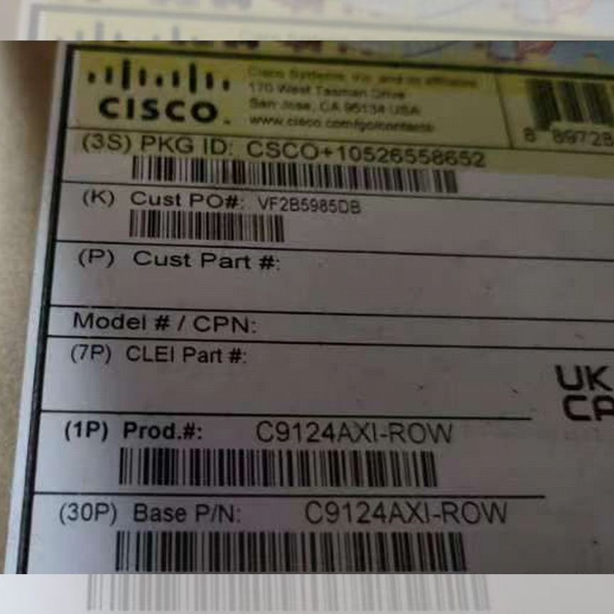 [C9124AXI-E] Точка Доступа Cisco C9124axi-E