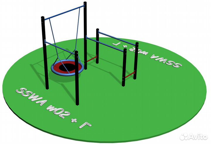 Воркаут площадка спортивный комплекс sswa