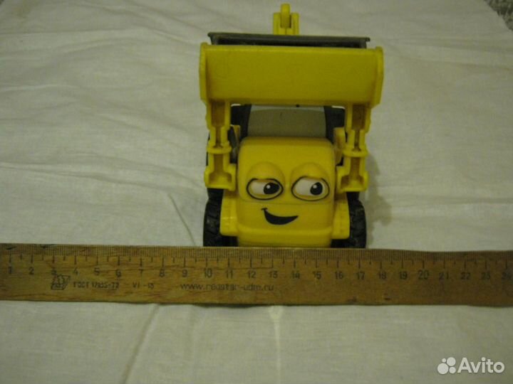 Игрушки. Зкскаватор-погрузчик и ещё 5 машин