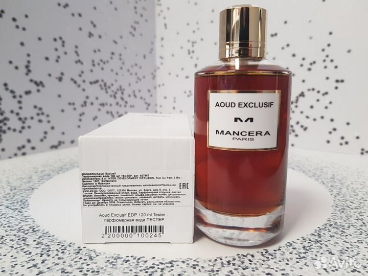 Mancera Aoud Exclusif 2 мл пробник(спрей)