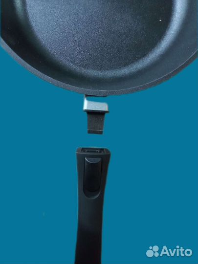 Сковорода чугунная 26d русская со съемной ручкой