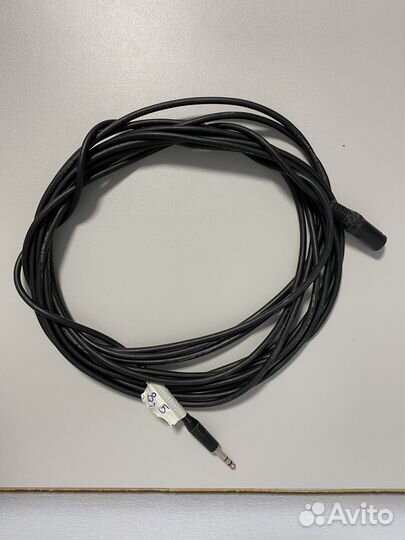 Кабель провод Jack 6.3 на XLR папа 8,5 метров