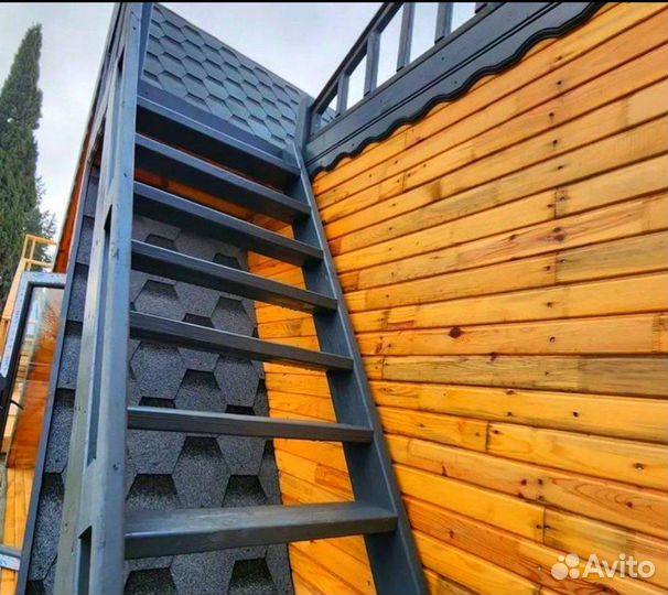 Каркасный дом A-frame 36 кв.м