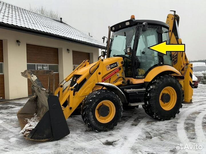 JCB 3сх/5cx/4cx Джисиби. Стекло на дверь пра/левое