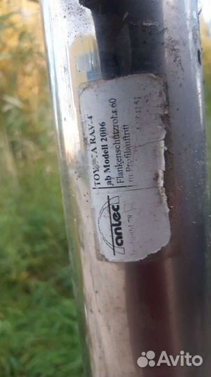 Защита порогов toyota раф 4