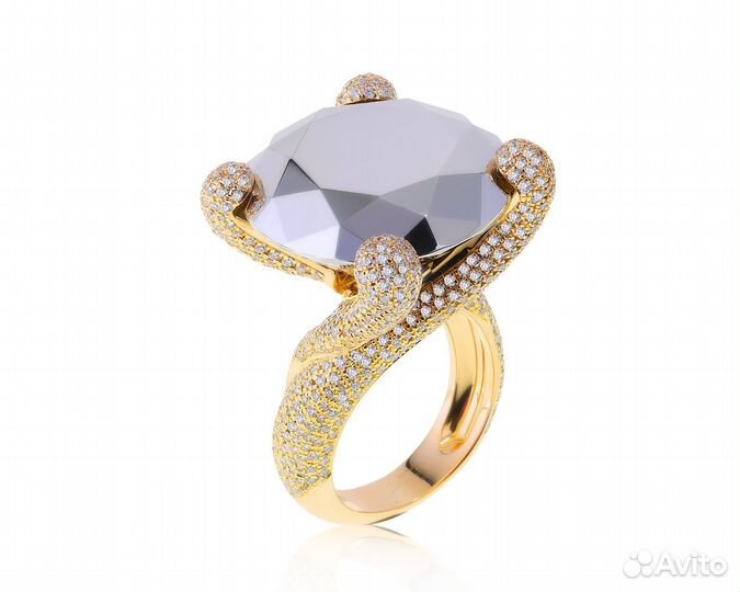 Золотое кольцо с бриллиантами 2.62ct Chopard