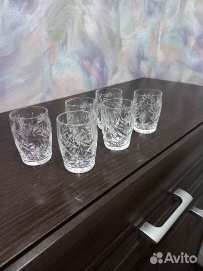 Стопки хрустальные СССР