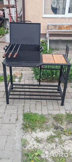 Мангал с крышкой