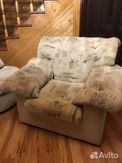 Диван угловой раскладной с креслом бу