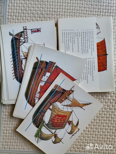 Набор открыток История корабля