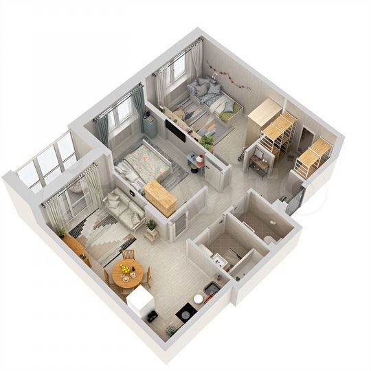 2-к. квартира, 68,5 м², 13/19 эт.