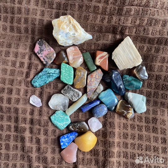 Коллекция минералов натуральные камни