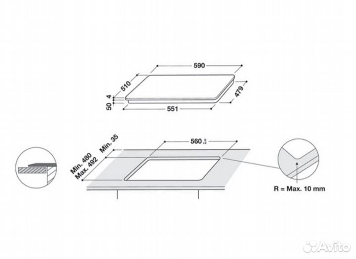 Индукционная варочная панель Whirlpool WS Q2760 BF