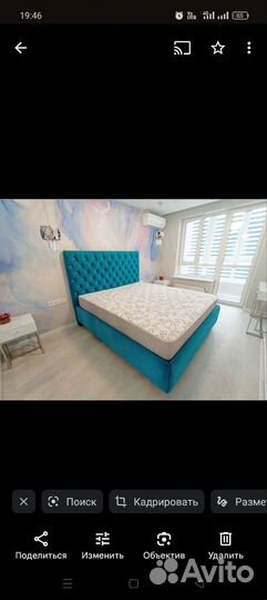 Кровать новая мягкая