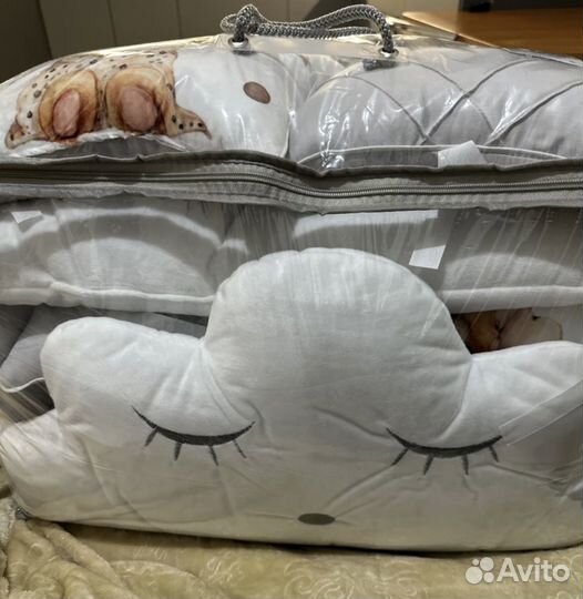 Бортики в детскую кроватку комплект