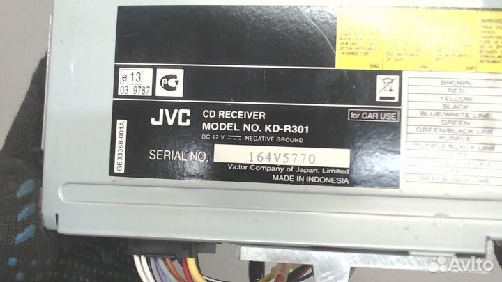 Магнитола Toyota Hiace, 1995