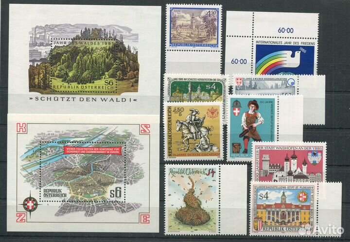 Австрия. Почтовые марки
