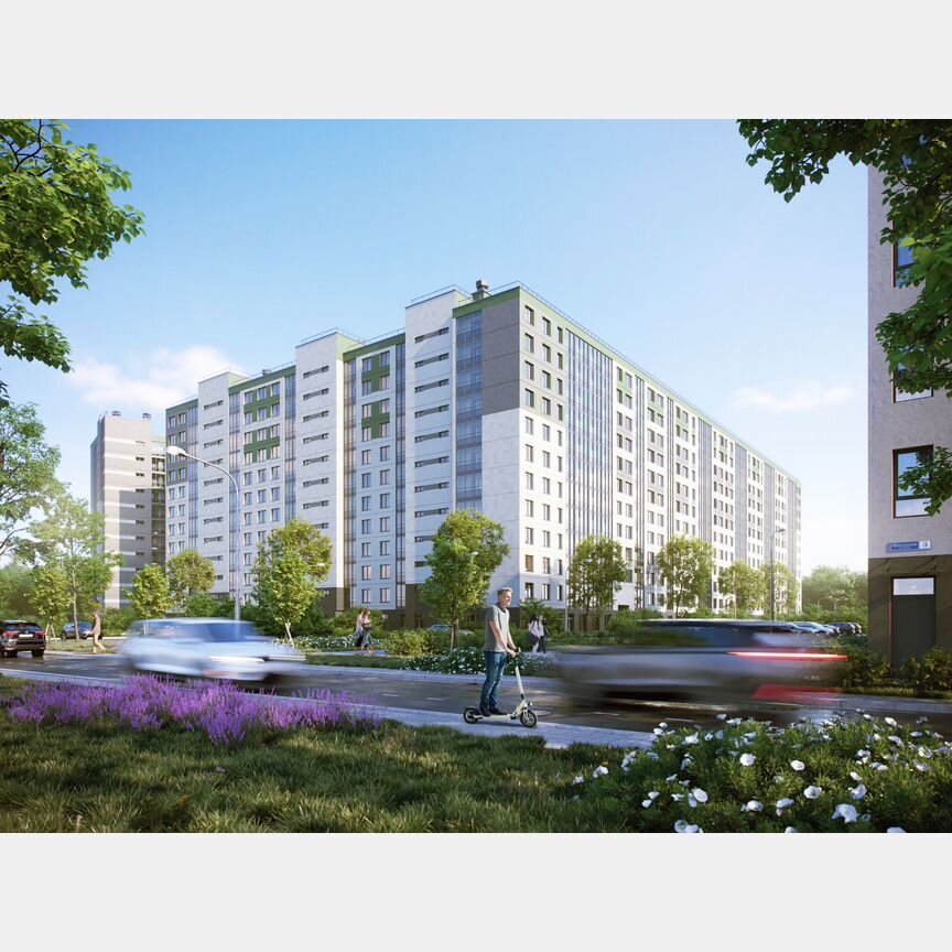 1-к. квартира, 37 м², 9/12 эт.