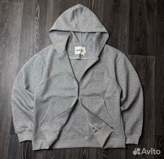 Зип худи miu miu