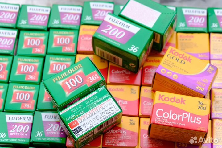 Фотоплнка Fujifilm 100, 200 Kodak color+ Gold200