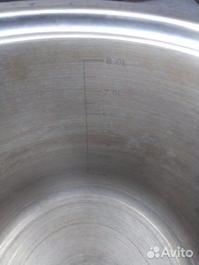 Кастрюля Fissman из нержавеющей стали 8,1 литров