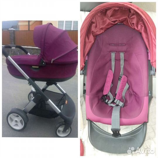 Коляска stokke crusi 2в 1