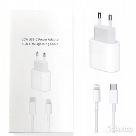 Блок питания+зарядный кабель type-C для iPhone