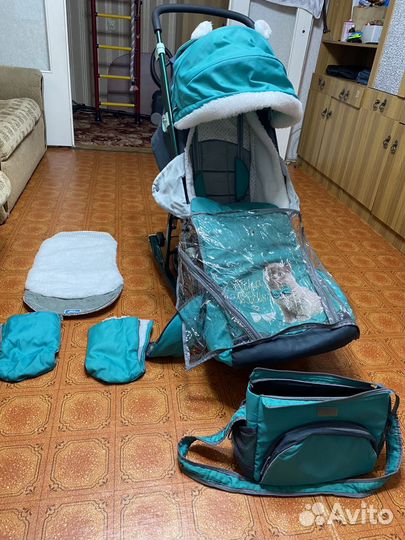 Коляска санки