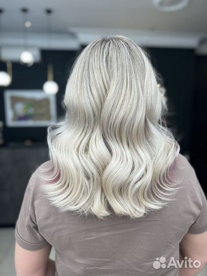 Окрашивание волос блонд