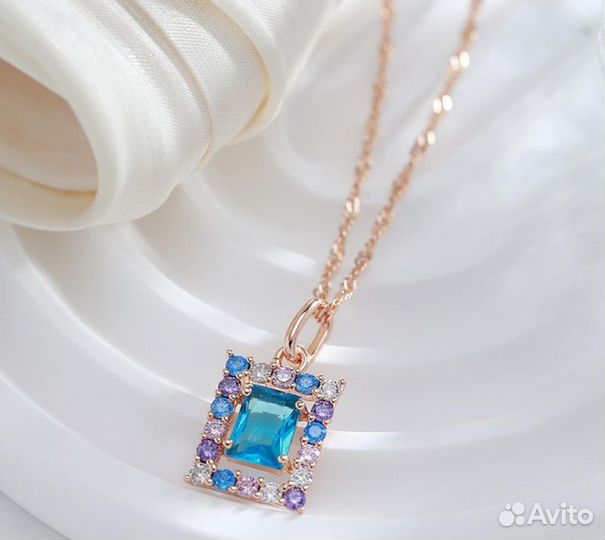 Комплект (серьги, кулон)