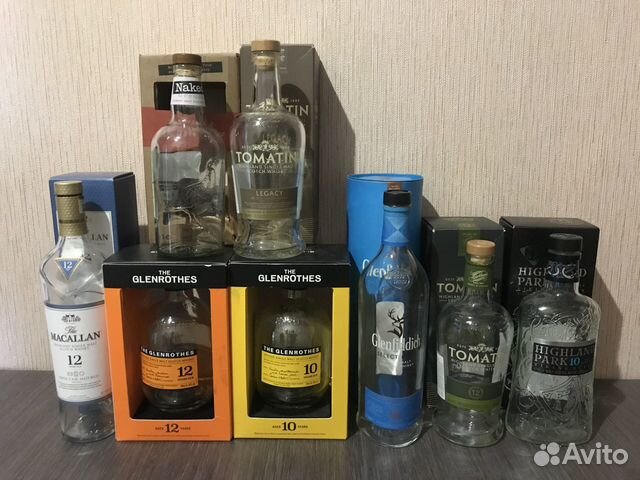 Бутылка из под виски Glenrothes, Macallan
