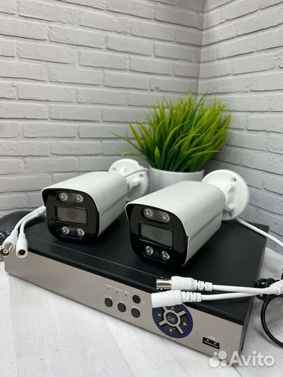 Комплект видеонаблюдения уличный